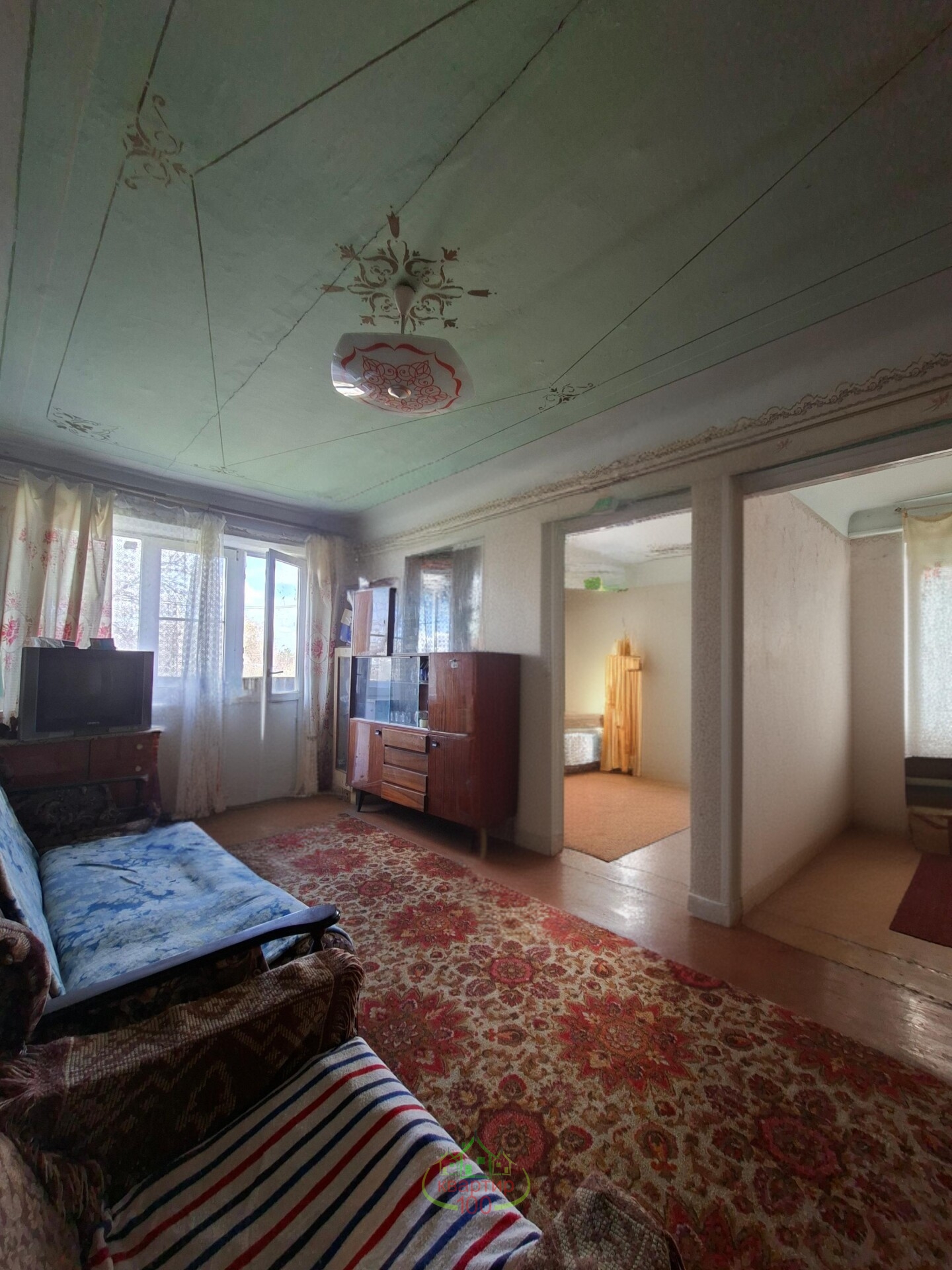 3-комн. квартира · 43.6 м² · 2/2 этаж